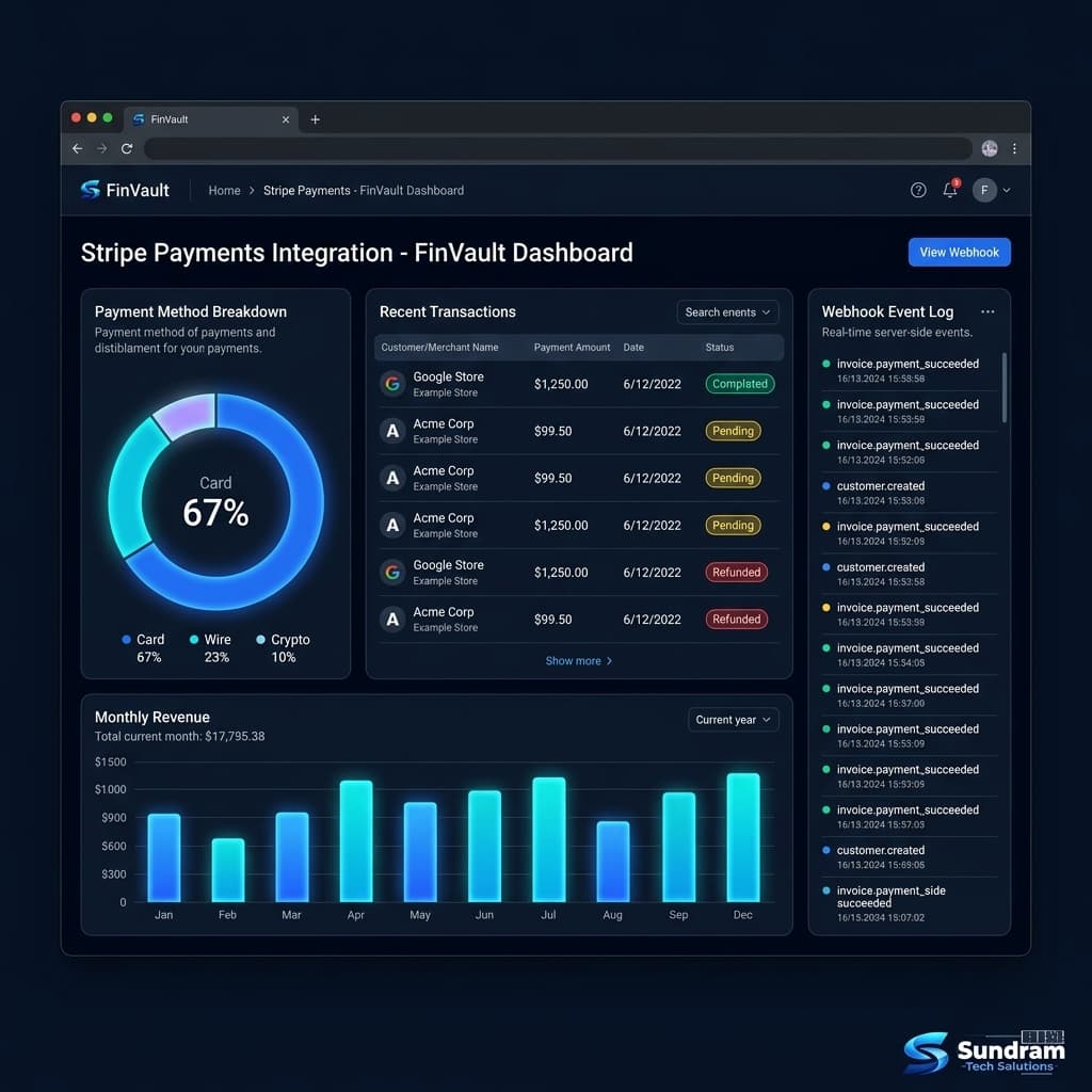 Stripe Payments Integration
