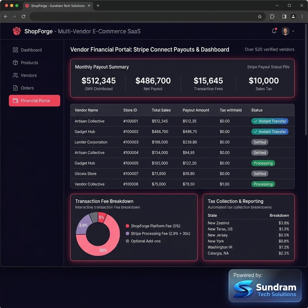 Seller Analytics & Payout Portal